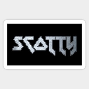 Heavy metal Scotty Sticker